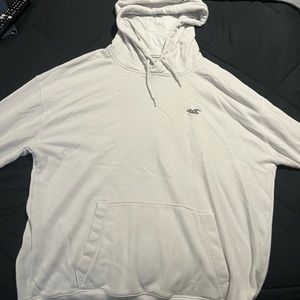 Hollister white hoodie